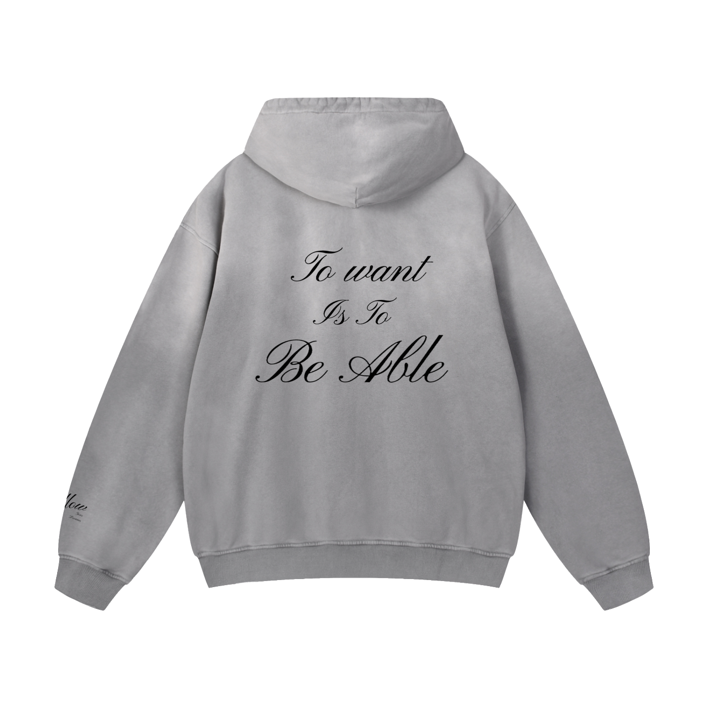 To Want Is To Be Able Sunfaded Hoodie